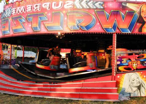 This 1970s child's ride on was placed on a Merry-Go-Round to offer a seat for 2 children. . Fairground waltzer for sale
